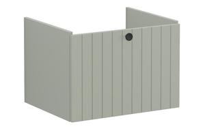 VitrA Root Groove 60cm 1 Drawer Washbasin Unit - Matt Retro Green